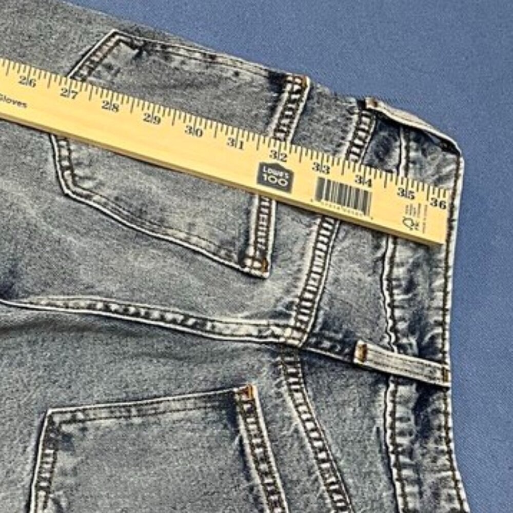BP. 90s High Rise Straight Leg Acid Wash Jeans Blue Denim – Size 25 – NWOT - Picture 8 of 14